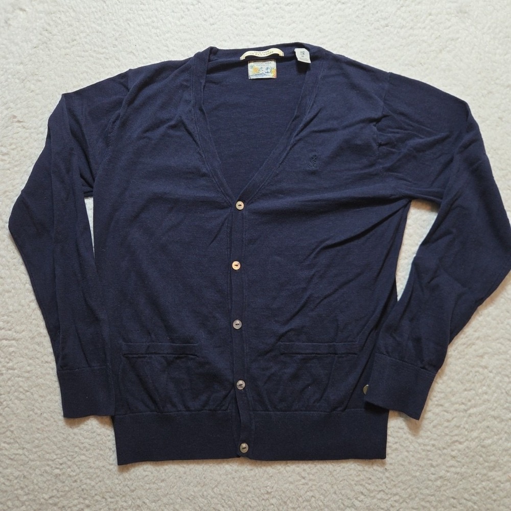 Scotch & Soda‎ Cardigan Sweater Womens Size Medium Button Up Blue